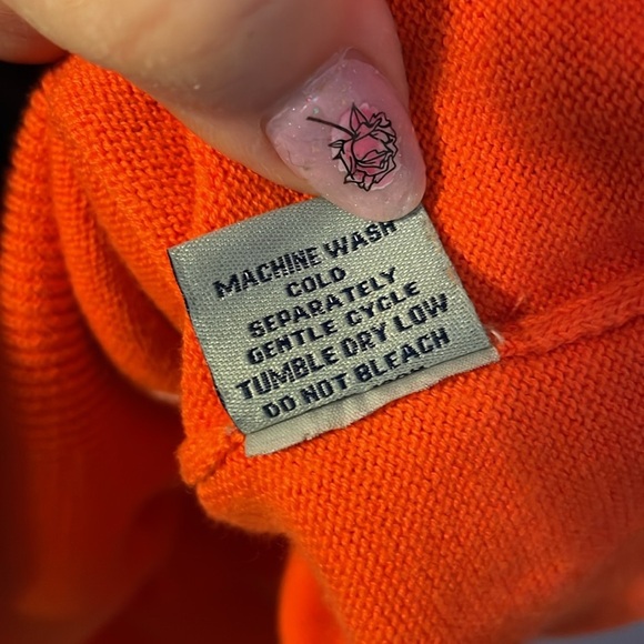 Campus Specialties Auburn University Orange White Argyle Knit Sweater Vest XXL - Picture 7 of 14